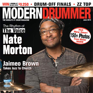 	Robert Wyatt - Taking a rare peek in the rear-view - Modern Drummer Magazine - June 2014 (Interviews & articles)