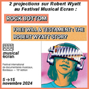 Robert Wyatt au Festival Musical Ecran de Bordeaux (France) du 6 au 14 novembre 2024 